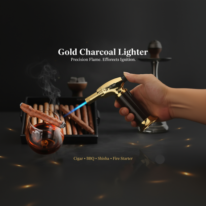 Gold Charcoal Lighter