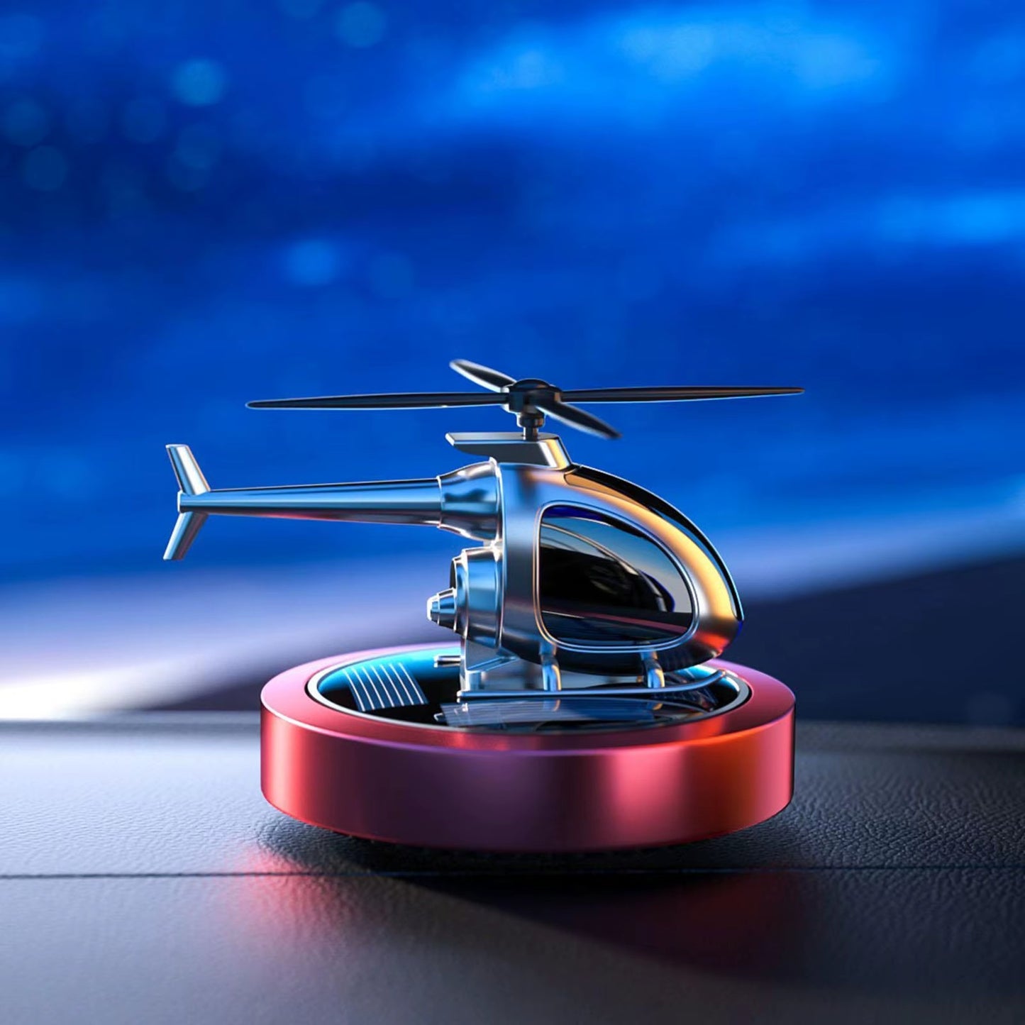 Perfume Solar Power Helicopter Air Freshener