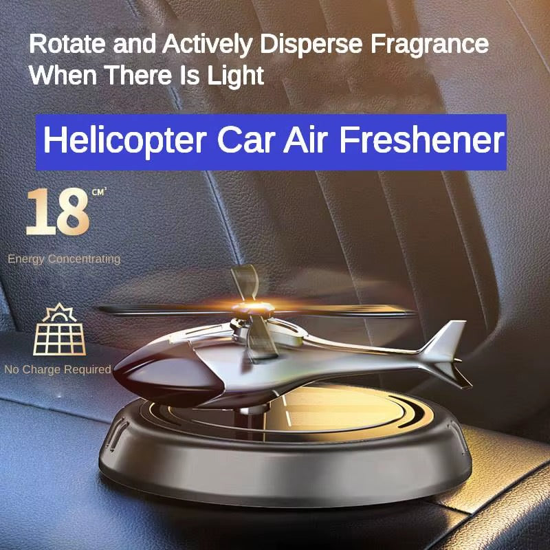 Perfume Solar Power Helicopter Air Freshener