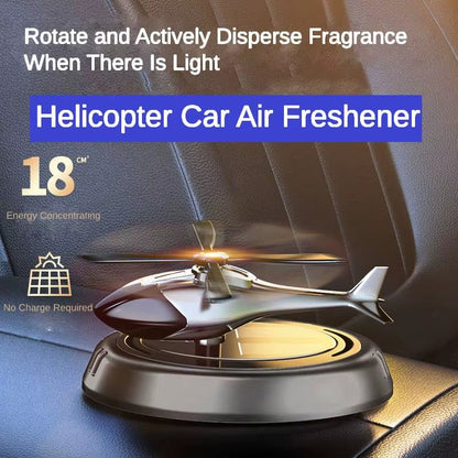 Perfume Solar Power Helicopter Air Freshener